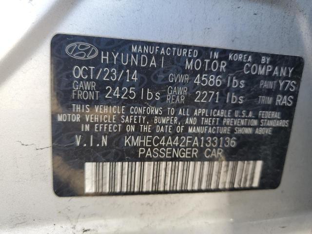 2015 HYUNDAI SONATA HYB - KMHEC4A42FA133136
