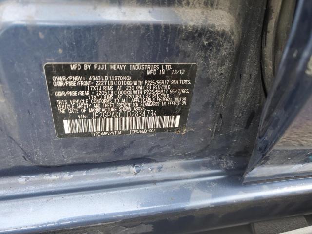 Lot #2461680565 2013 SUBARU XV CROSSTR salvage car