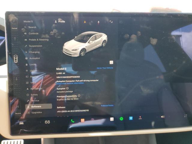 2023 Tesla Model S el S(VIN: 5YJSA1E50PF529363