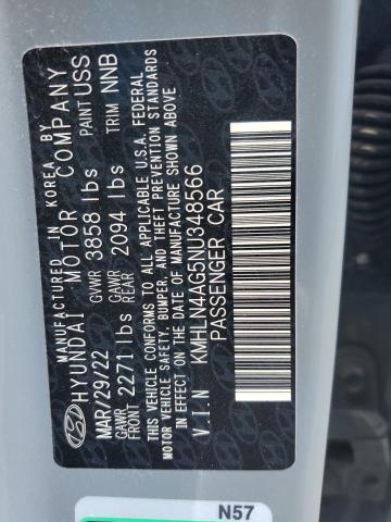 2022 Hyundai Elantra Sel VIN: KMHLN4AG5NU348566 Lot: 51819894