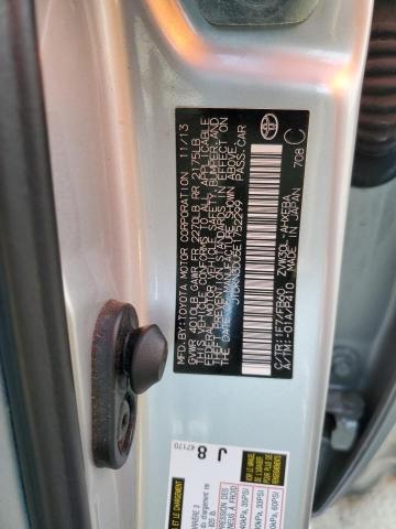 2014 Toyota Prius VIN: JTDKN3DU5E1752299 Lot: 39243221