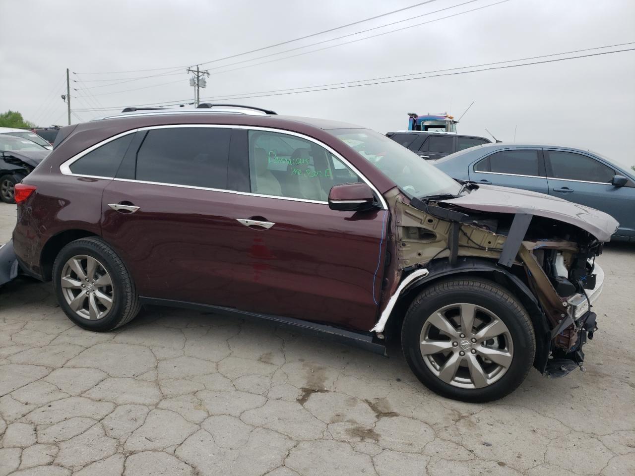 5FRYD4H83EB028228 2014 Acura Mdx Advance