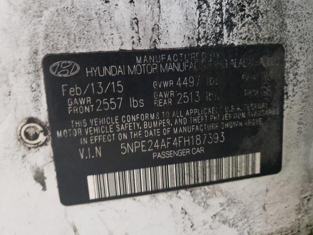 2015 Hyundai Sonata Se VIN: 5NPE24AF4FH187393 Lot: 49771644