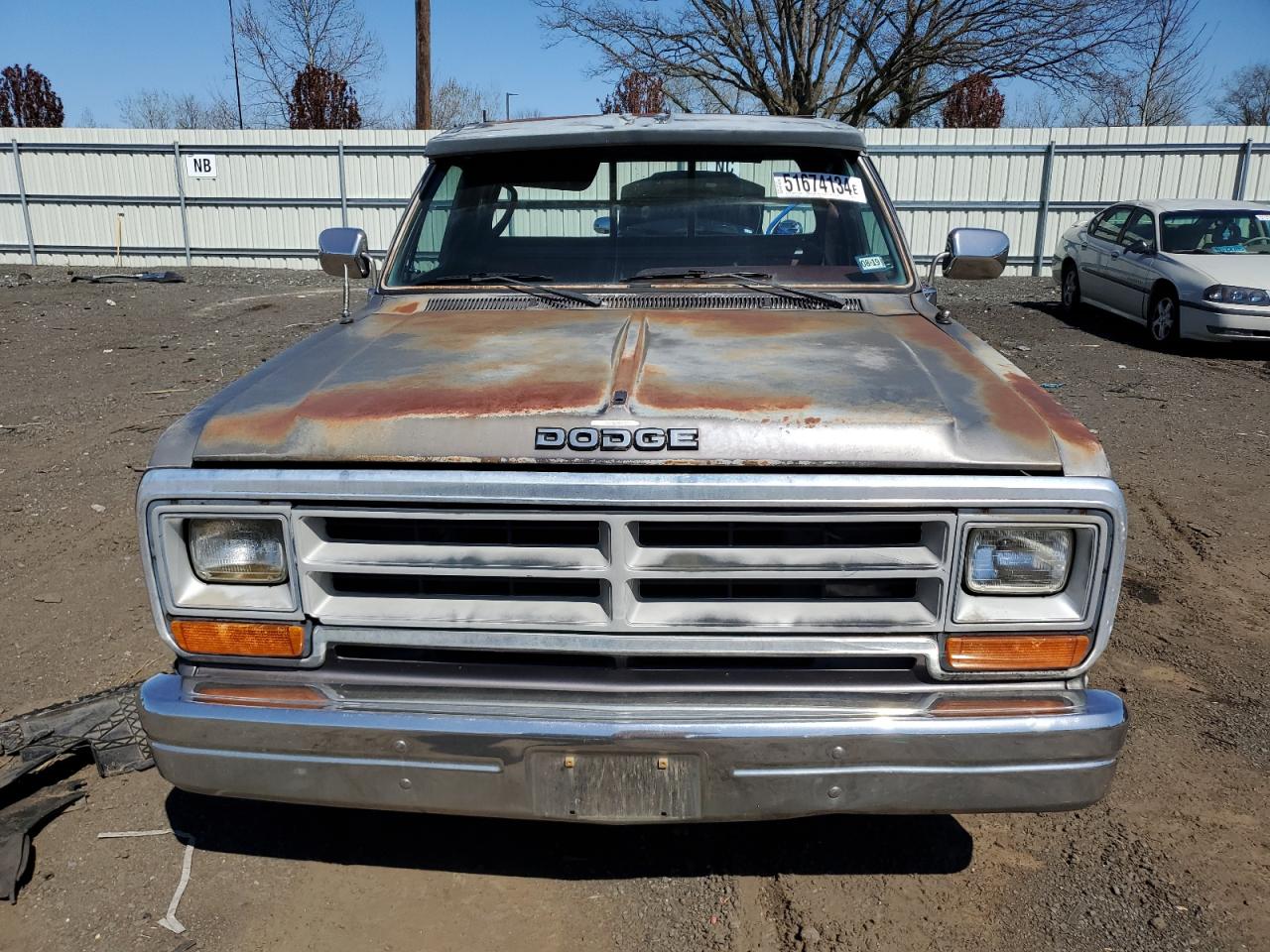 1B7FE06X4KS037477 1989 Dodge D-Series D100