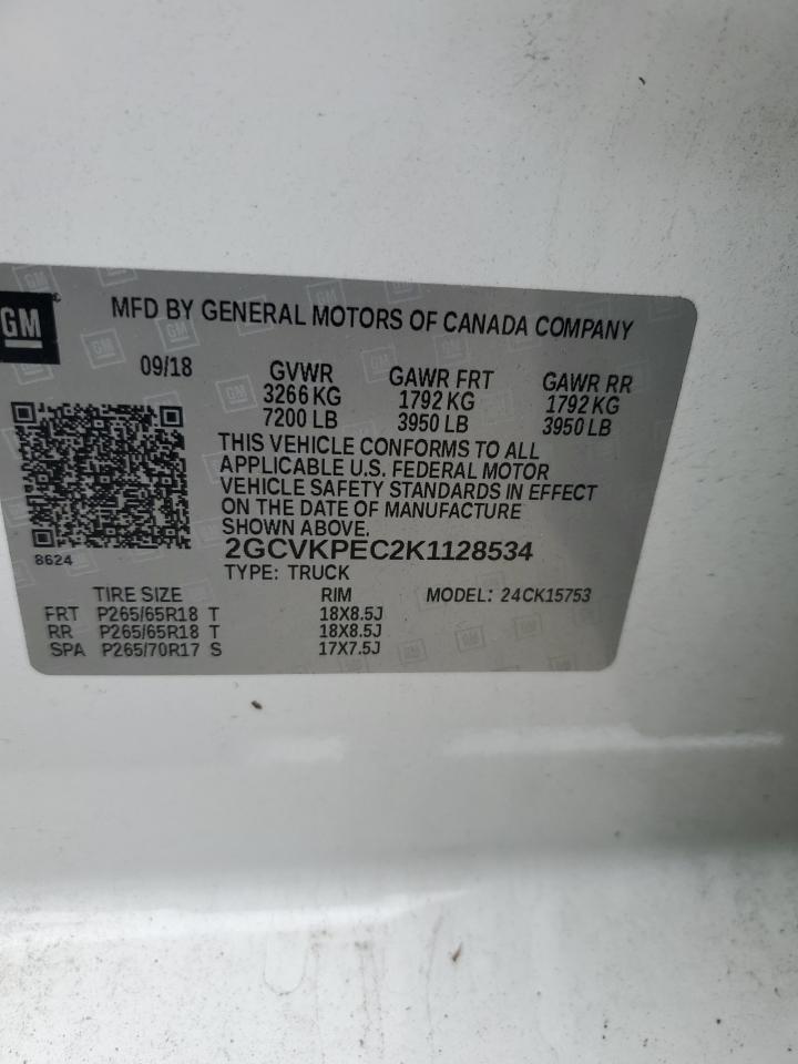 2GCVKPEC2K1128534 CHEVROLET ALL Models 2019