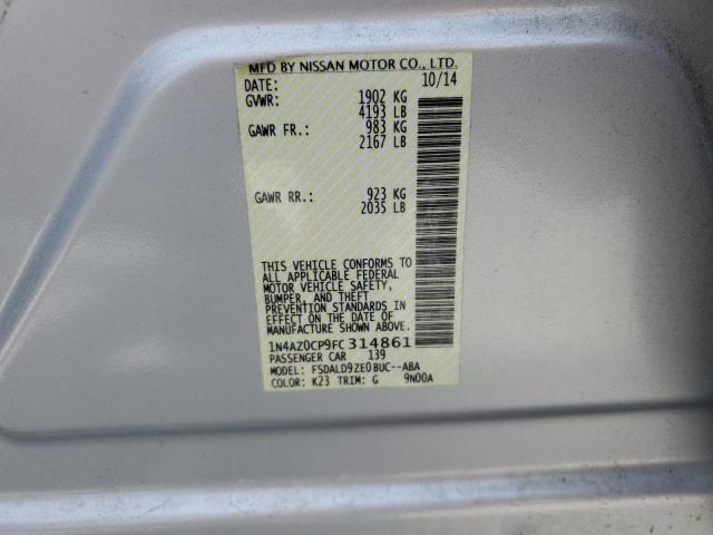 2015 Nissan Leaf S VIN: 1N4AZ0CP9FC314861 Lot: 51236134