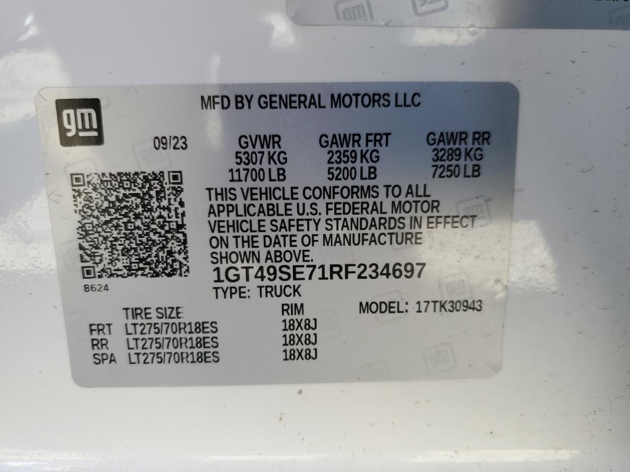1GT49SE71RF234697 2024 GMC Sierra K3500