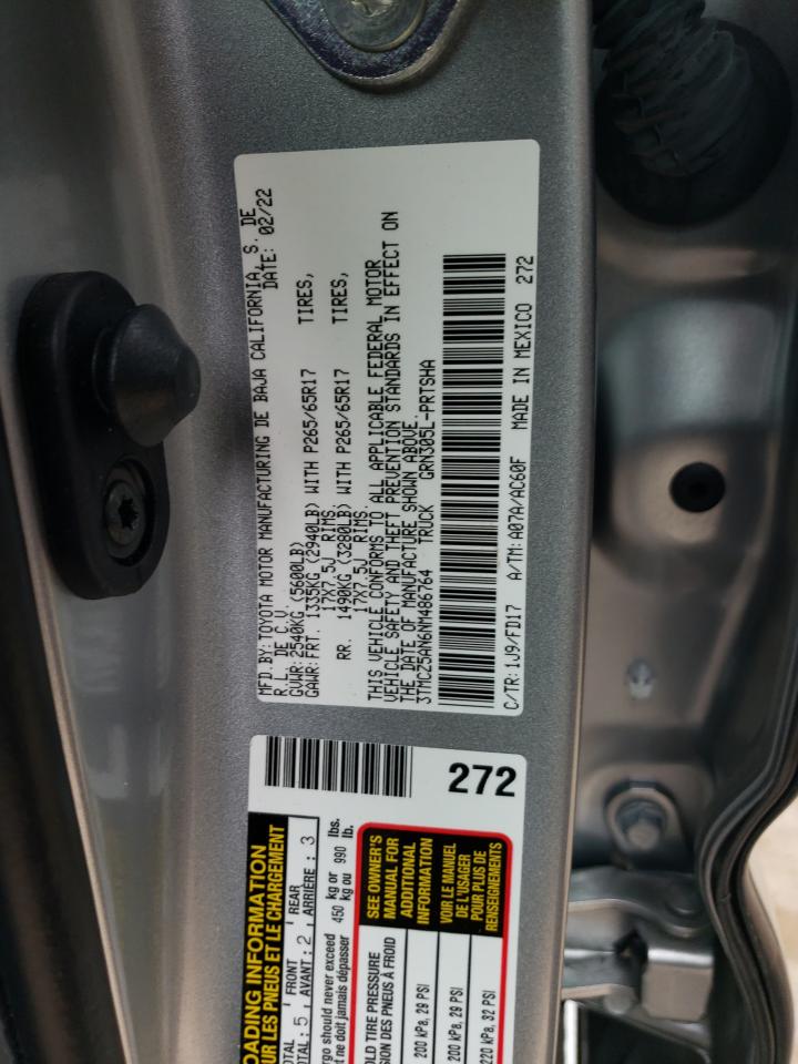 3TMCZ5AN6NM486764 2022 Toyota Tacoma Double Cab