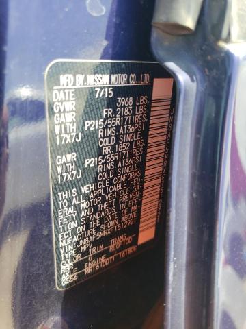 2015 NISSAN JUKE S - JN8AF5MRXFT512921