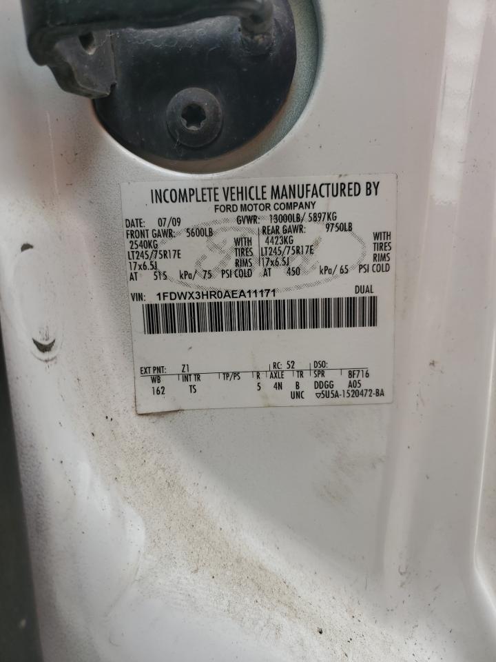 1FDWX3HR0AEA11171 2010 Ford F350 Super Duty
