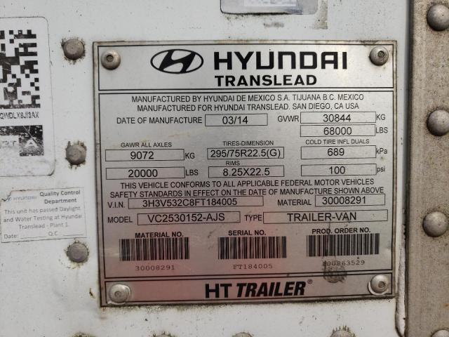 Lot #2478179414 2015 HYUNDAI DRYVAN salvage car