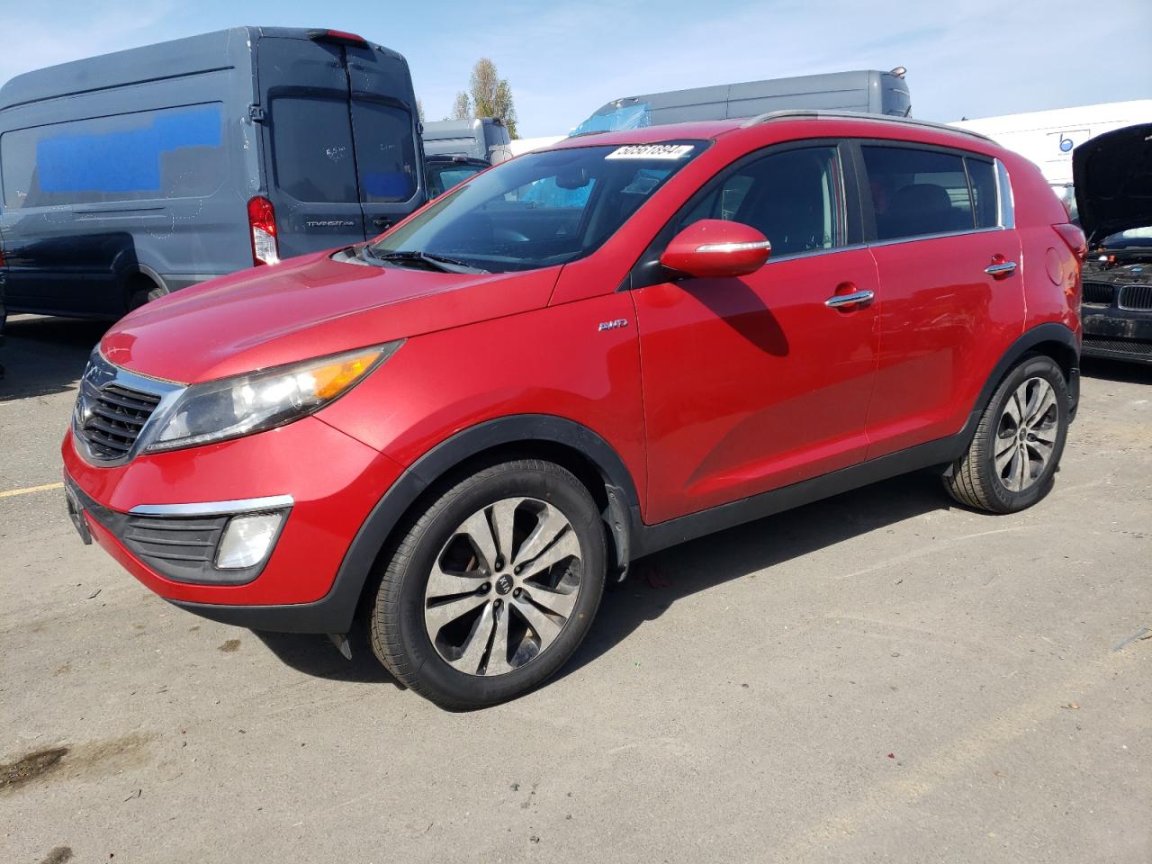 2012 Kia Sportage Ex vin: KNDPCCA23C7307472