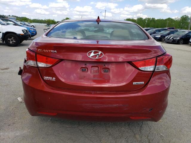 2012 Hyundai Elantra Gls VIN: KMHDH4AE8CU272672 Lot: 52221284