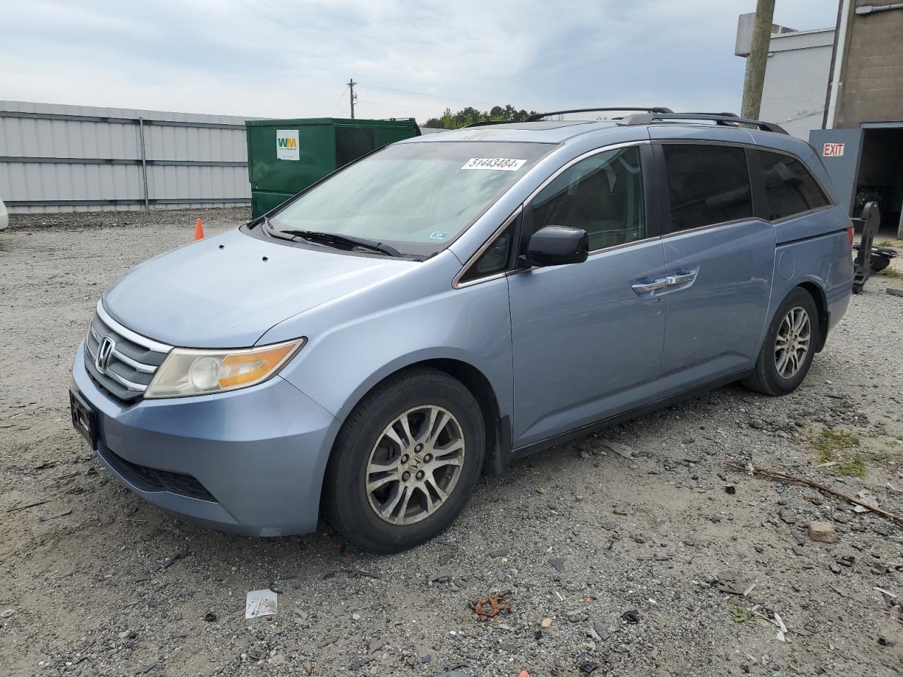 5FNRL5H63BB083013 2011 Honda Odyssey Exl