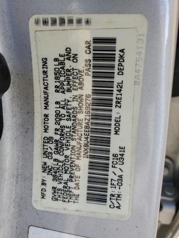 2010 Toyota Corolla Base VIN: 1NXBU4EE8AZ169276 Lot: 52822684