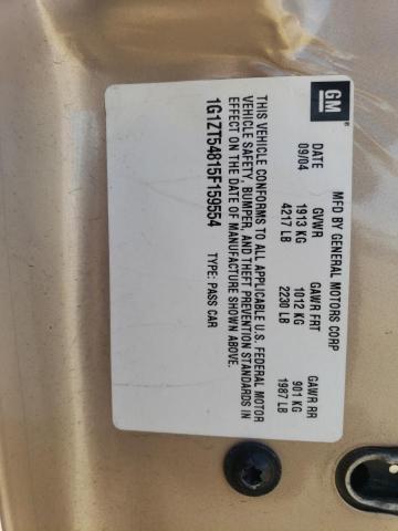 2005 Chevrolet Malibu Ls VIN: 1G1ZT54815F159554 Lot: 49294124