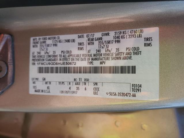 2017 Hyundai Tucson Limited VIN: KM8J3CA49HU399604 Lot: 51695014