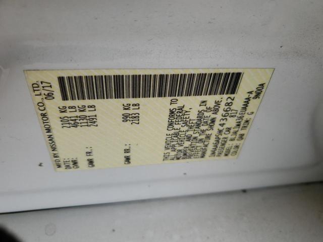 2017 NISSAN MAXIMA 3.5 - 1N4AA6AP5HC436682
