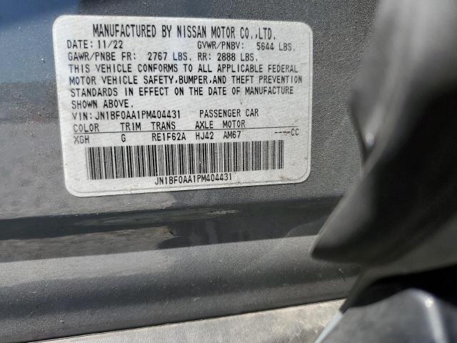2023 NISSAN ARIYA VENT JN1BF0AA1PM404431