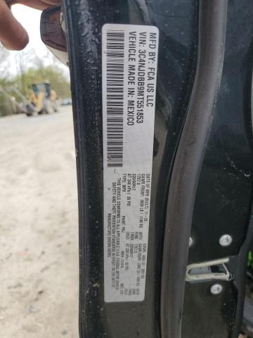 2021 Jeep Compass Latitude VIN: 3C4NJDBB9MT551853 Lot: 63496954