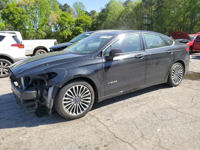 Lot #2510201982 2018 FORD FUSION TIT salvage car
