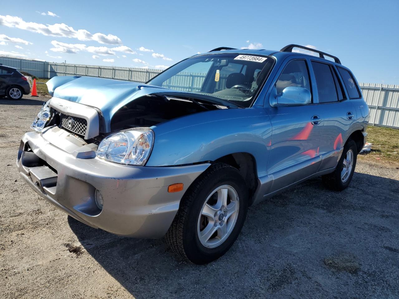 KM8SC13E73U515504 2003 Hyundai Santa Fe Gls