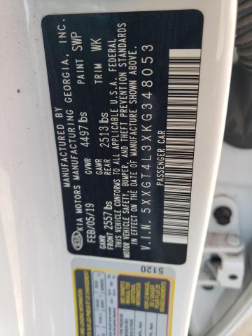 2019 Kia Optima Lx VIN: 5XXGT4L3XKG348053 Lot: 51568954