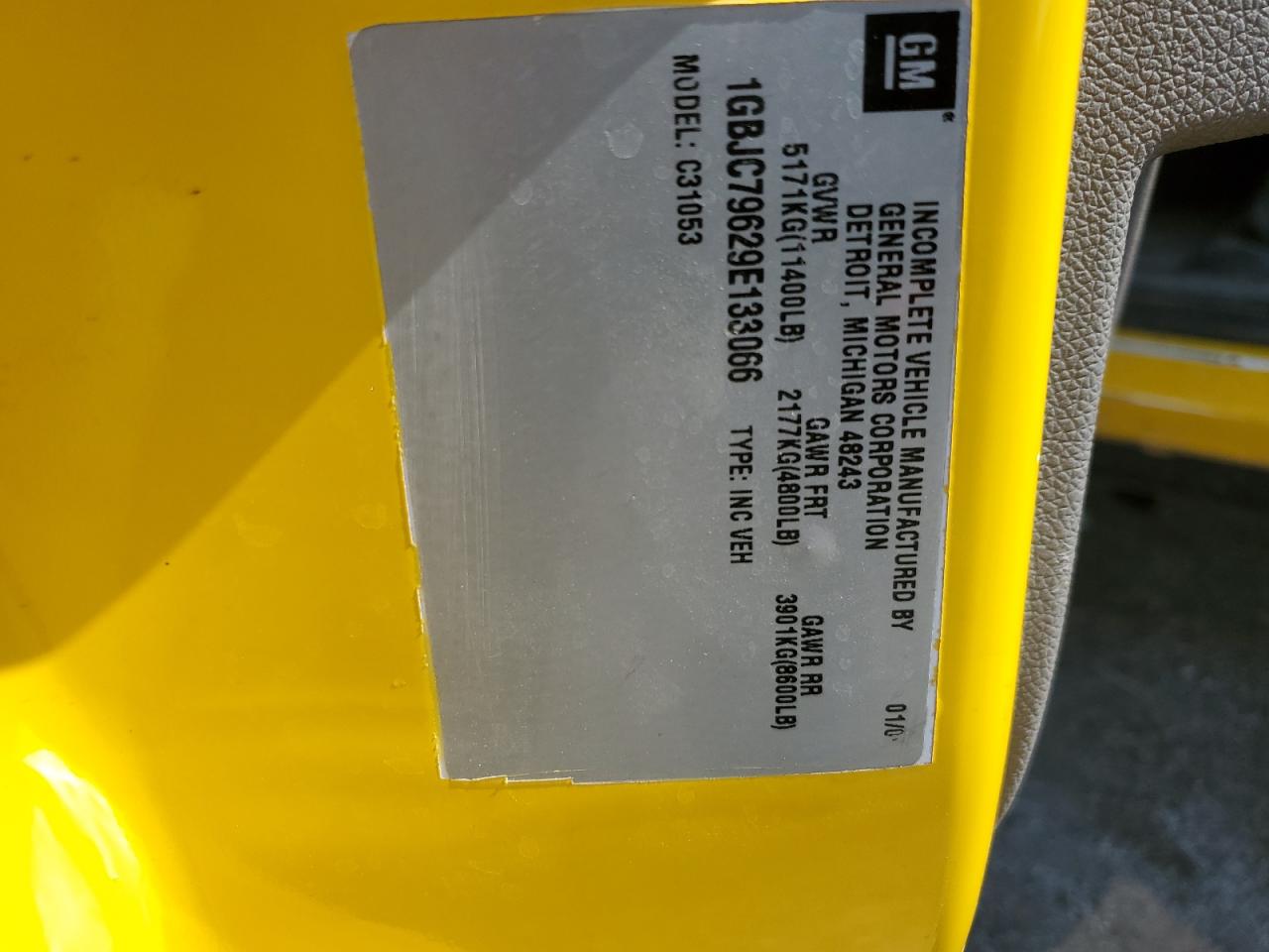 1GBJC79629E133066 2009 Chevrolet Silverado C3500