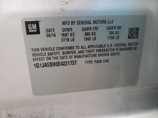 2014 Chevrolet Sonic Ls VIN: 1G1JA5SH0E4221737 Lot: 48804064