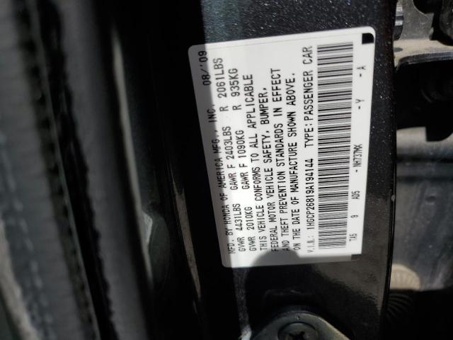 2009 Honda Accord Exl VIN: 1HGCP26819A194144 Lot: 50556454