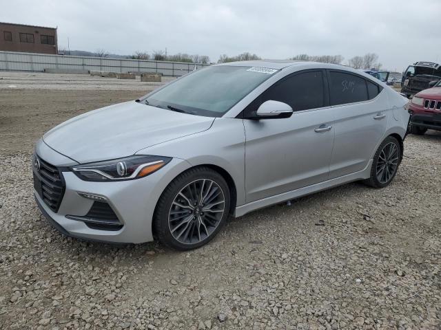Vin: kmhd04lb9ju534514, lot: 49089504, hyundai elantra sport 2018 img_1