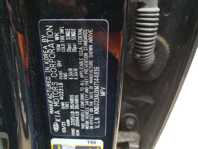 2021 Kia Soul Lx VIN: KNDJ23AUXM7144816 Lot: 52220644