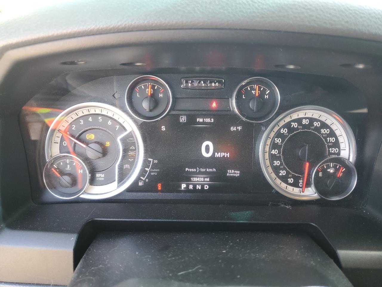 3C6RR6LT0GG288217 2016 Ram 1500 Slt