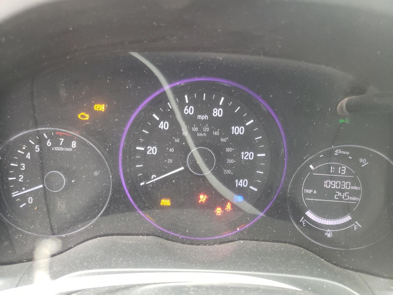 3CZRU6H30KG725880 2019 Honda Hr-V Lx