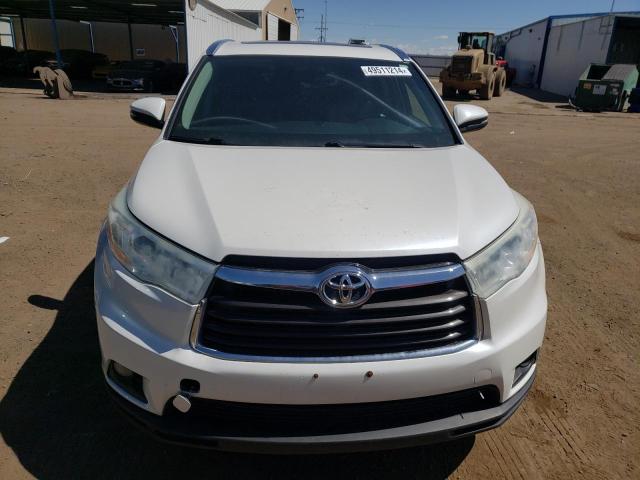 VIN 5TDJKRFH9ES071380 2014 Toyota Highlander, Xle no.5