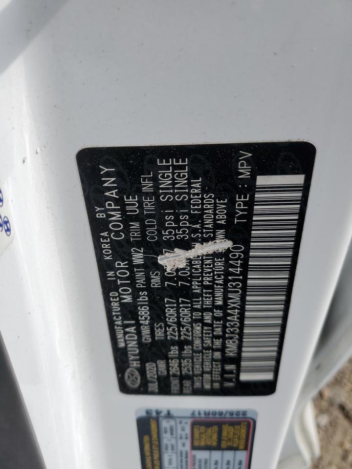 KM8J33A4XMU314490 2021 Hyundai Tucson Limited