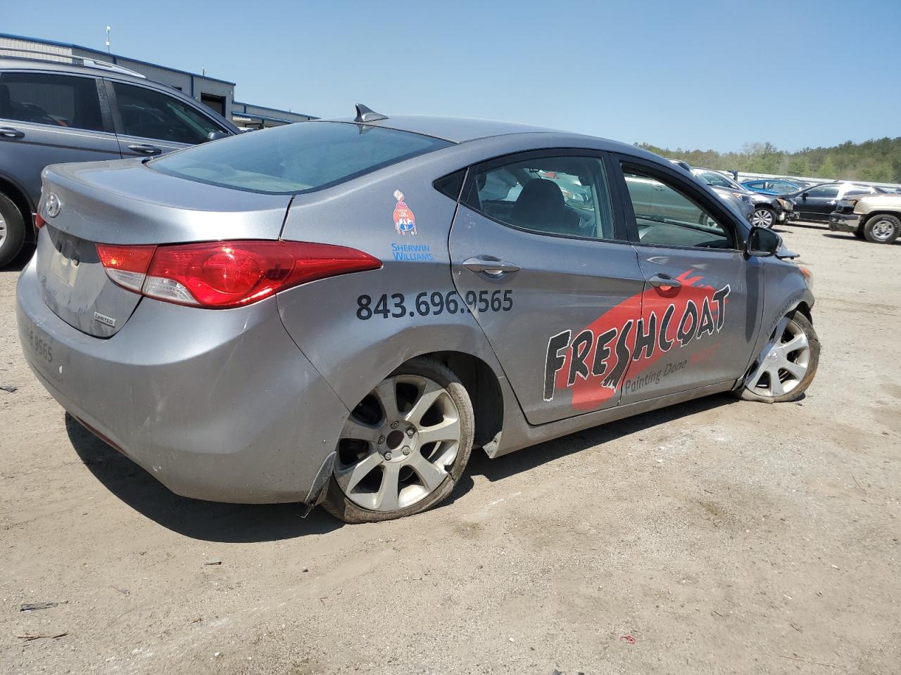 KMHDH4AE6CU345943 2012 Hyundai Elantra Gls