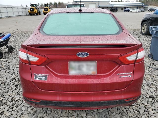 2014 Ford Fusion Titanium Hev VIN: 3FA6P0RU2ER378698 Lot: 50241814