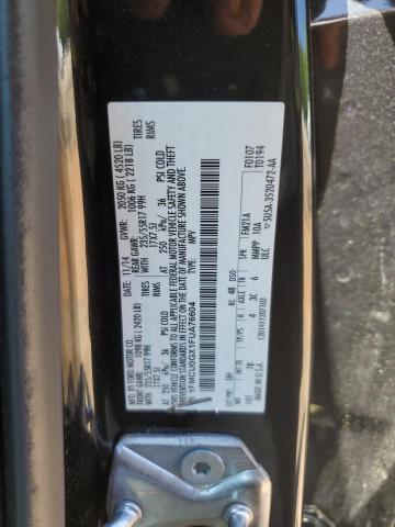 2015 Ford Escape Se VIN: 1FMCU0GX1FUA76604 Lot: 52160444