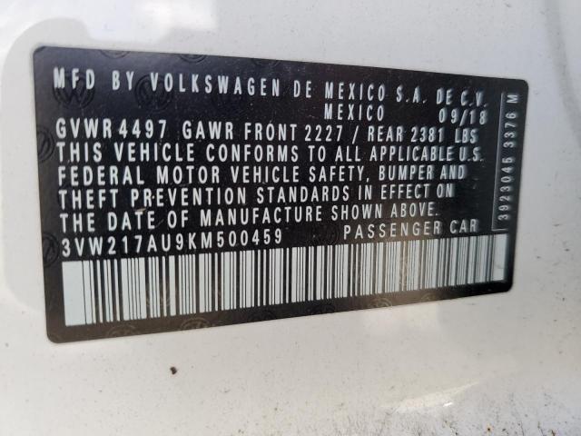 2019 VOLKSWAGEN GOLF SPORT - 3VW217AU9KM500459