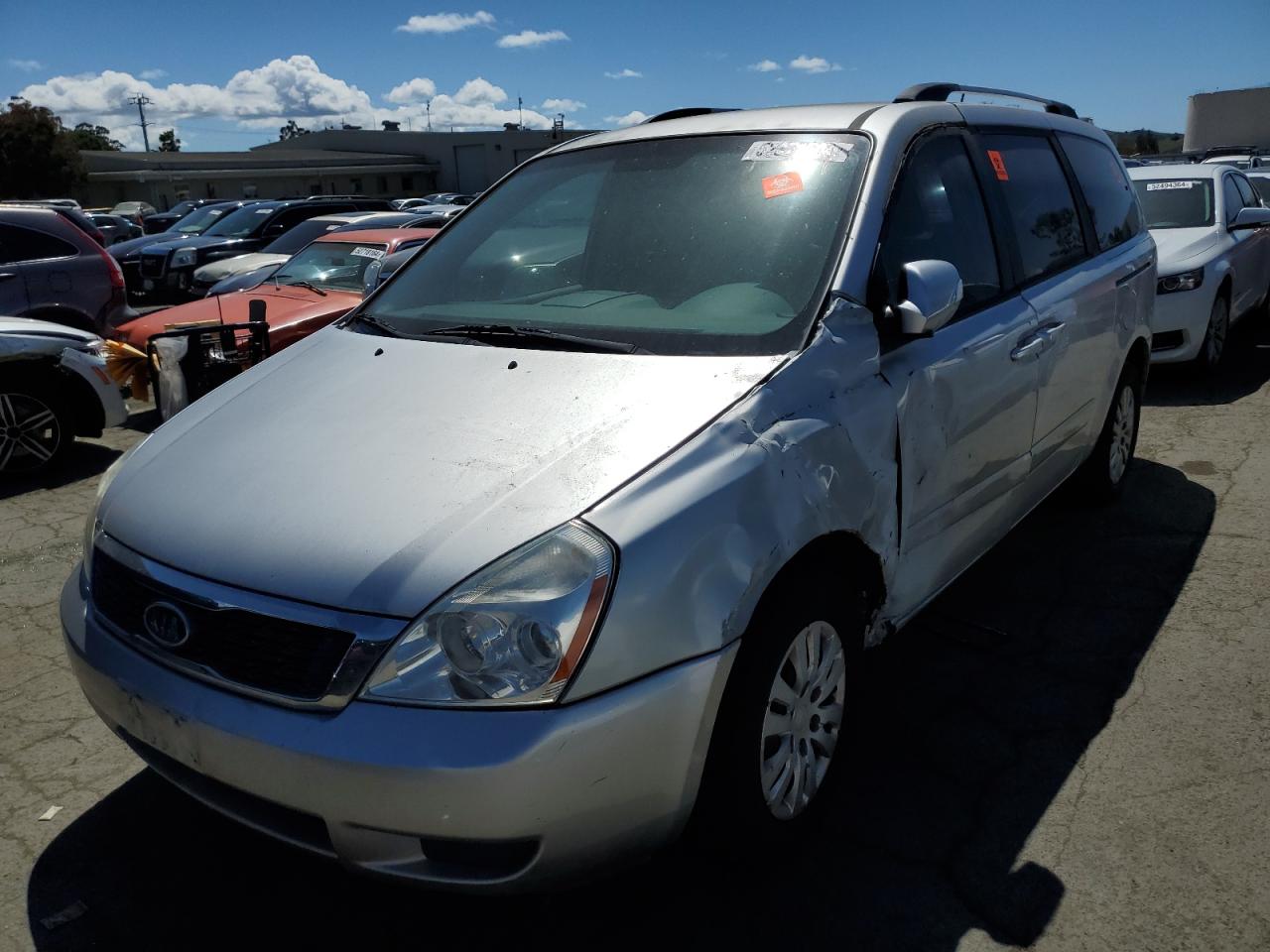 2012 Kia Sedona Lx vin: KNDMG4C78C6494350