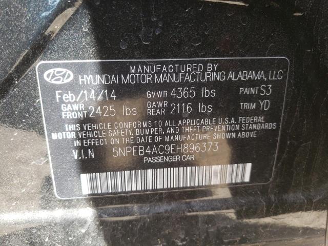 2014 Hyundai Sonata Gls VIN: 5NPEB4AC9EH896373 Lot: 50671614