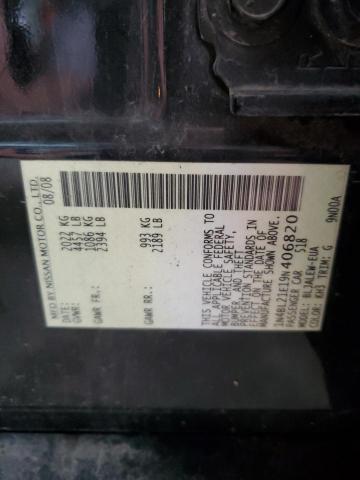 2009 Nissan Altima 3.5Se VIN: 1N4BL21E19N406820 Lot: 49949344