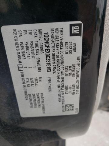 2012 Chevrolet Silverado C1500 VIN: 1GCNCPEX0CZ315103 Lot: 51491824