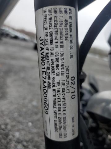 2010 YAMAHA XVS950 A JYAVN01E7AA009609