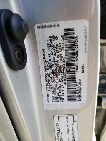 2003 Toyota Camry Le VIN: 4T1BE30K13U714547 Lot: 51248724