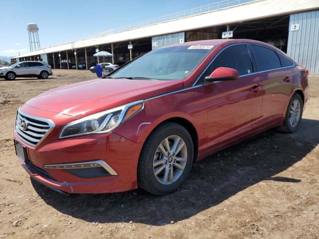 Lot #2462106587 2015 HYUNDAI SONATA SE salvage car