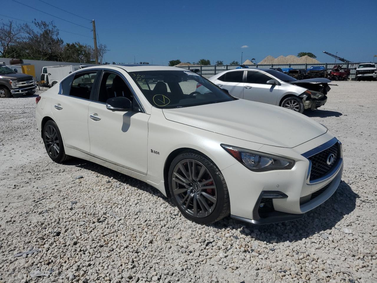 JN1FV7AP0KM760606 2019 Infiniti Q50 Red Sport 400