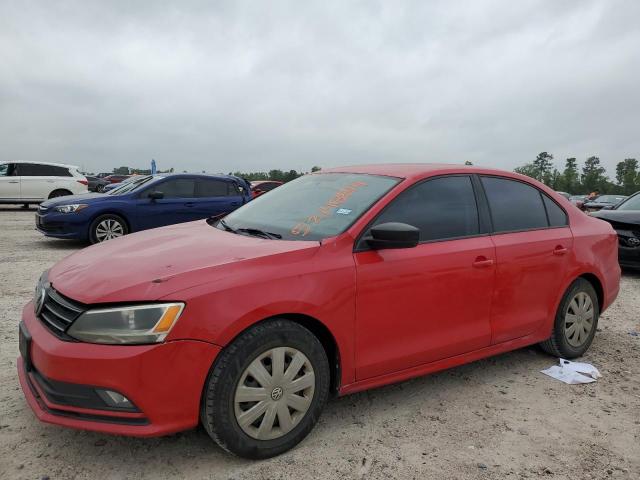 Lot #2533704260 2015 VOLKSWAGEN JETTA BASE salvage car