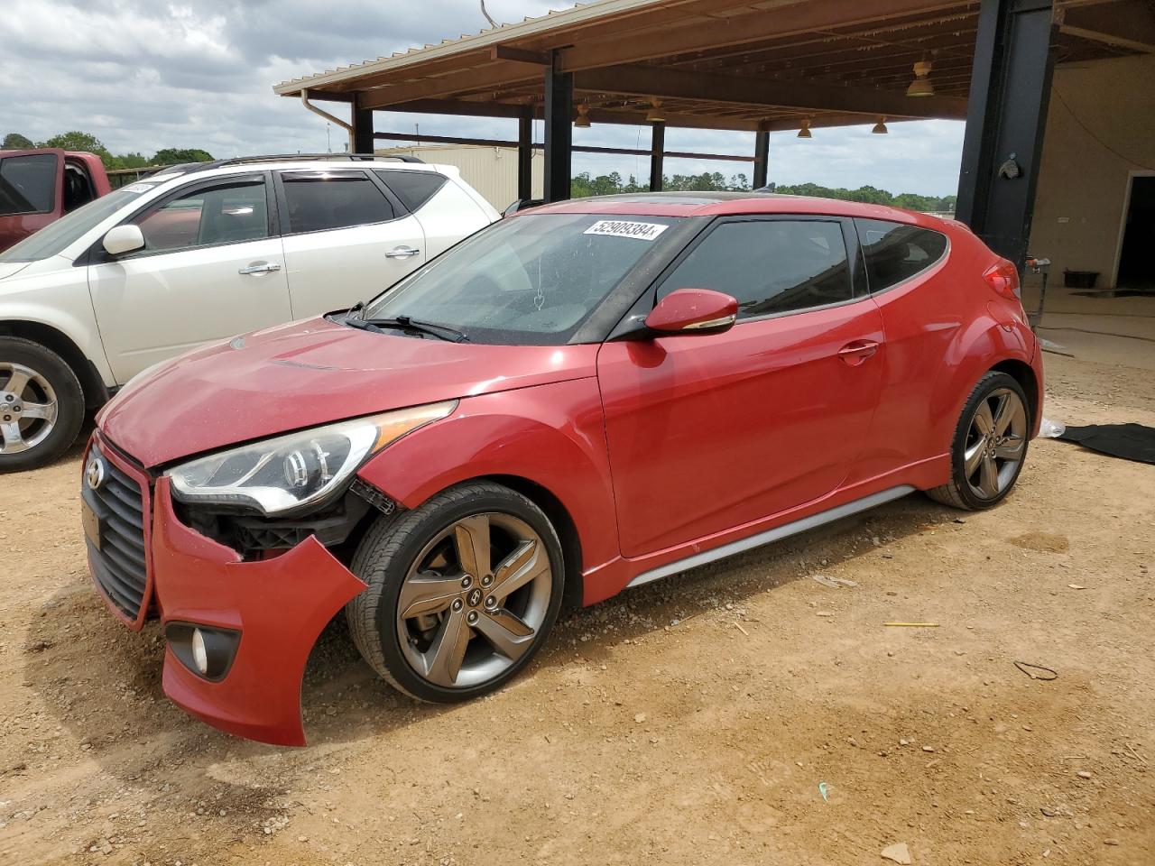 KMHTC6AE9EU185775 2014 Hyundai Veloster Turbo